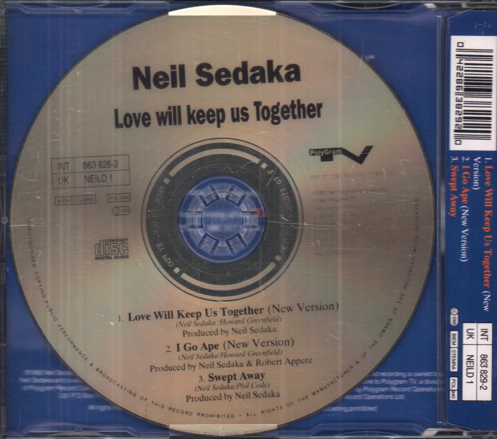 Neil Sedaka - love will keep us together - Cd