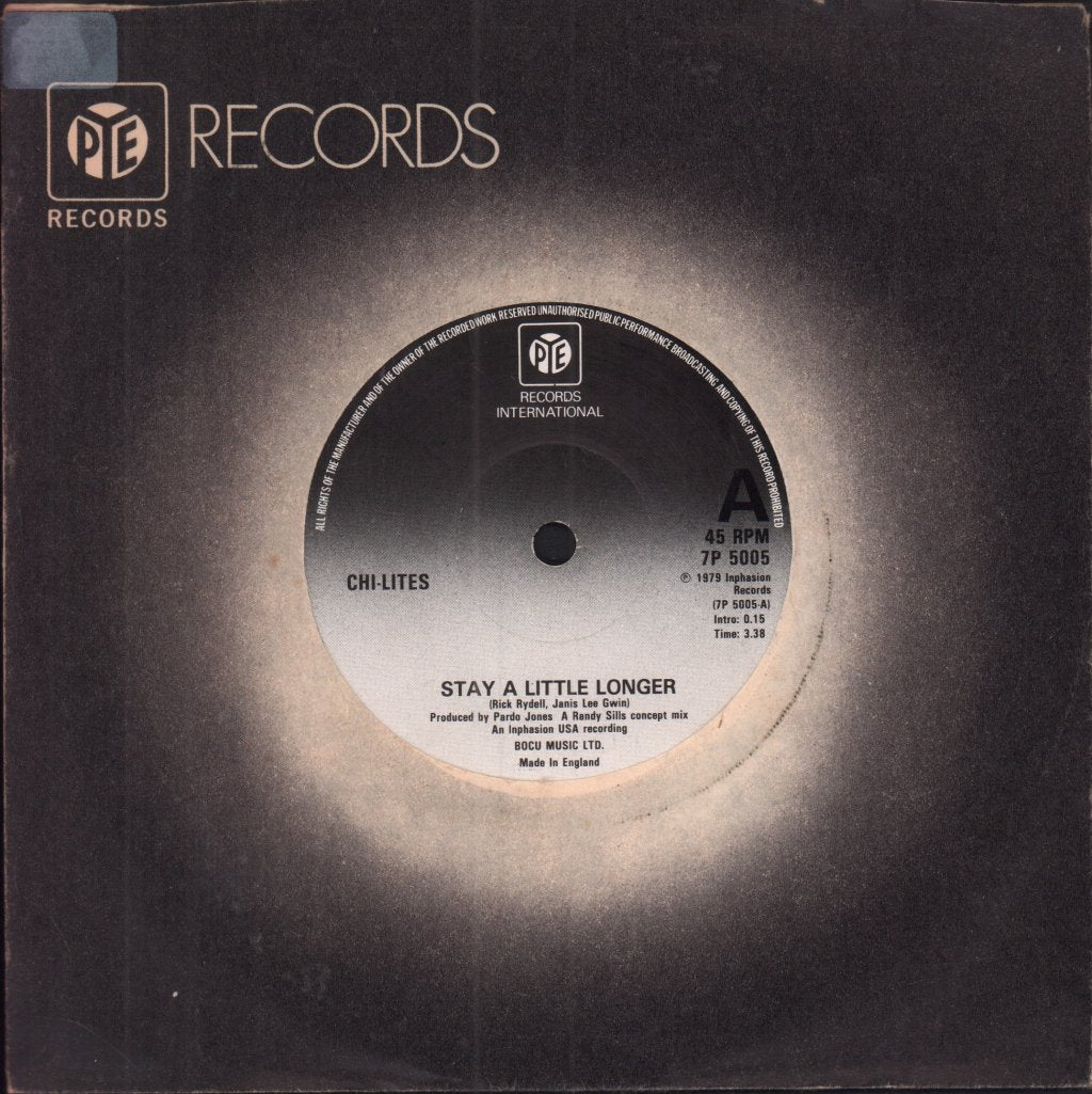 Chi-Lites - Stay A Little Longer - 7 Inch