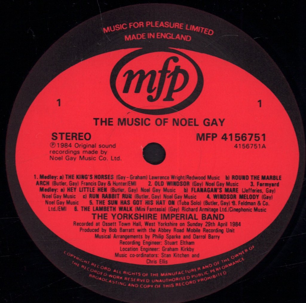 Yorkshire Imperial Band - Play The Music Of Noel Gay - Lp