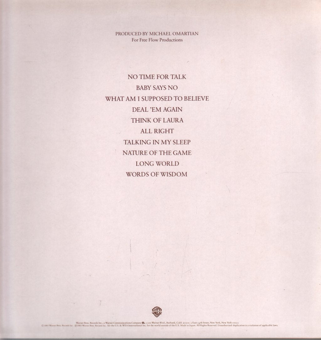 Christopher Cross - Another Page - Lp