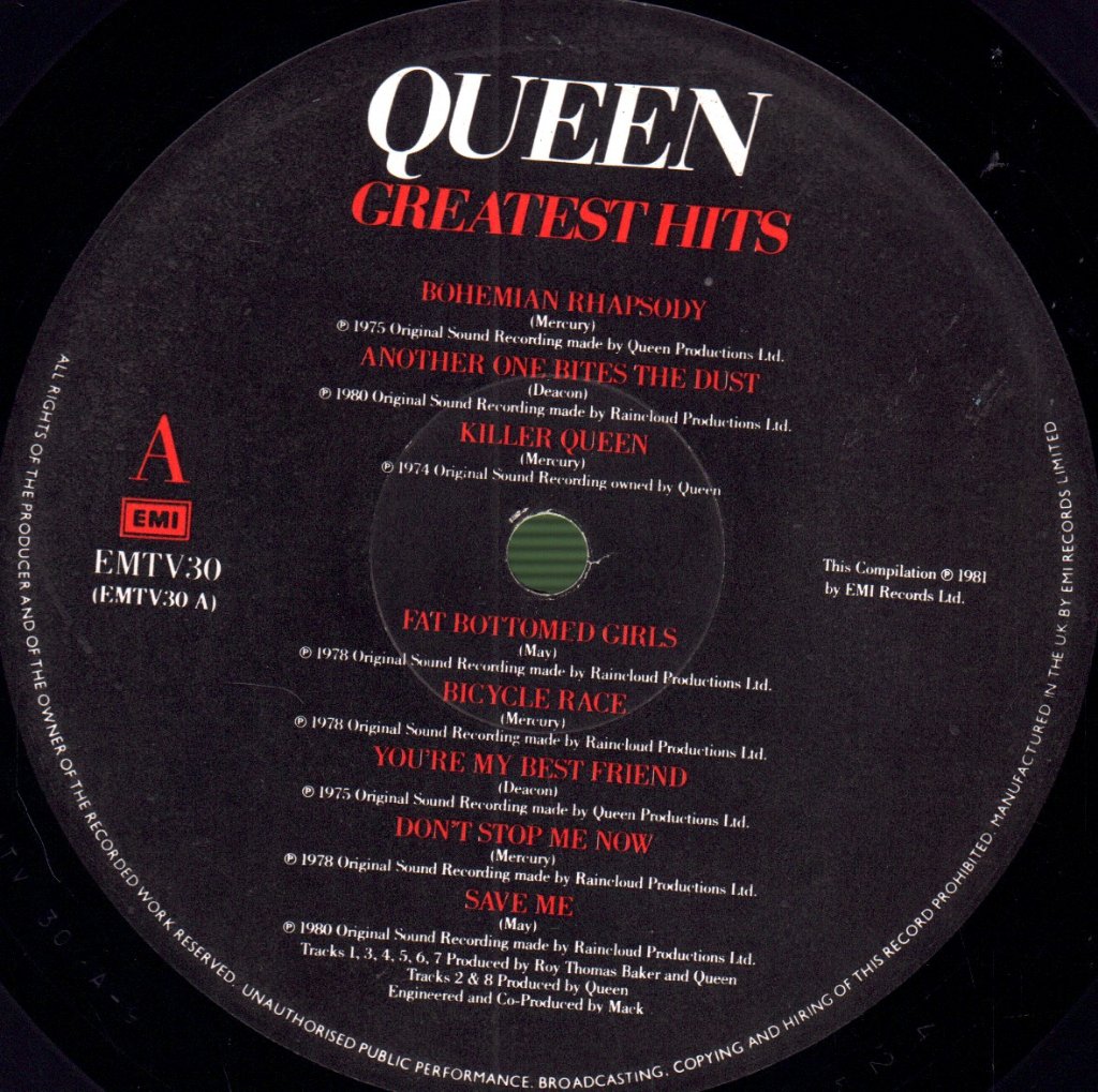 Queen - Greatest Hits - Lp