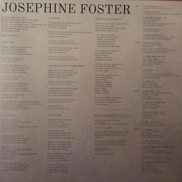 Josephine Foster - Faithful Fairy Harmony - Double Lp