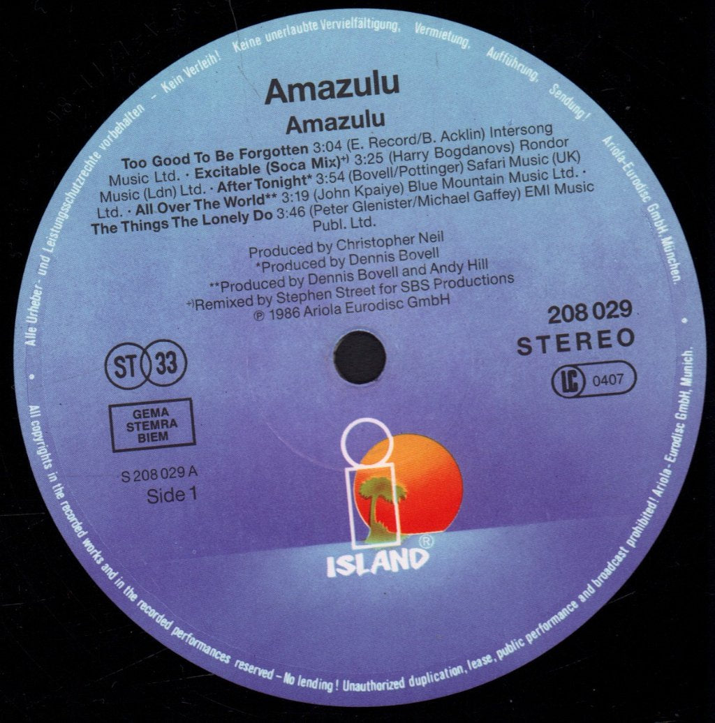 Amazulu - Amazulu - Lp