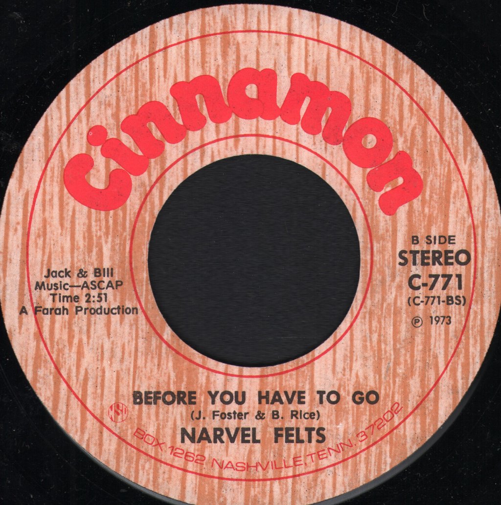 Narvel Felts - All In The Name Of Love - 7 Inch