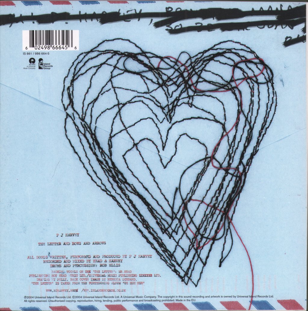 PJ Harvey - Letter - 7 Inch