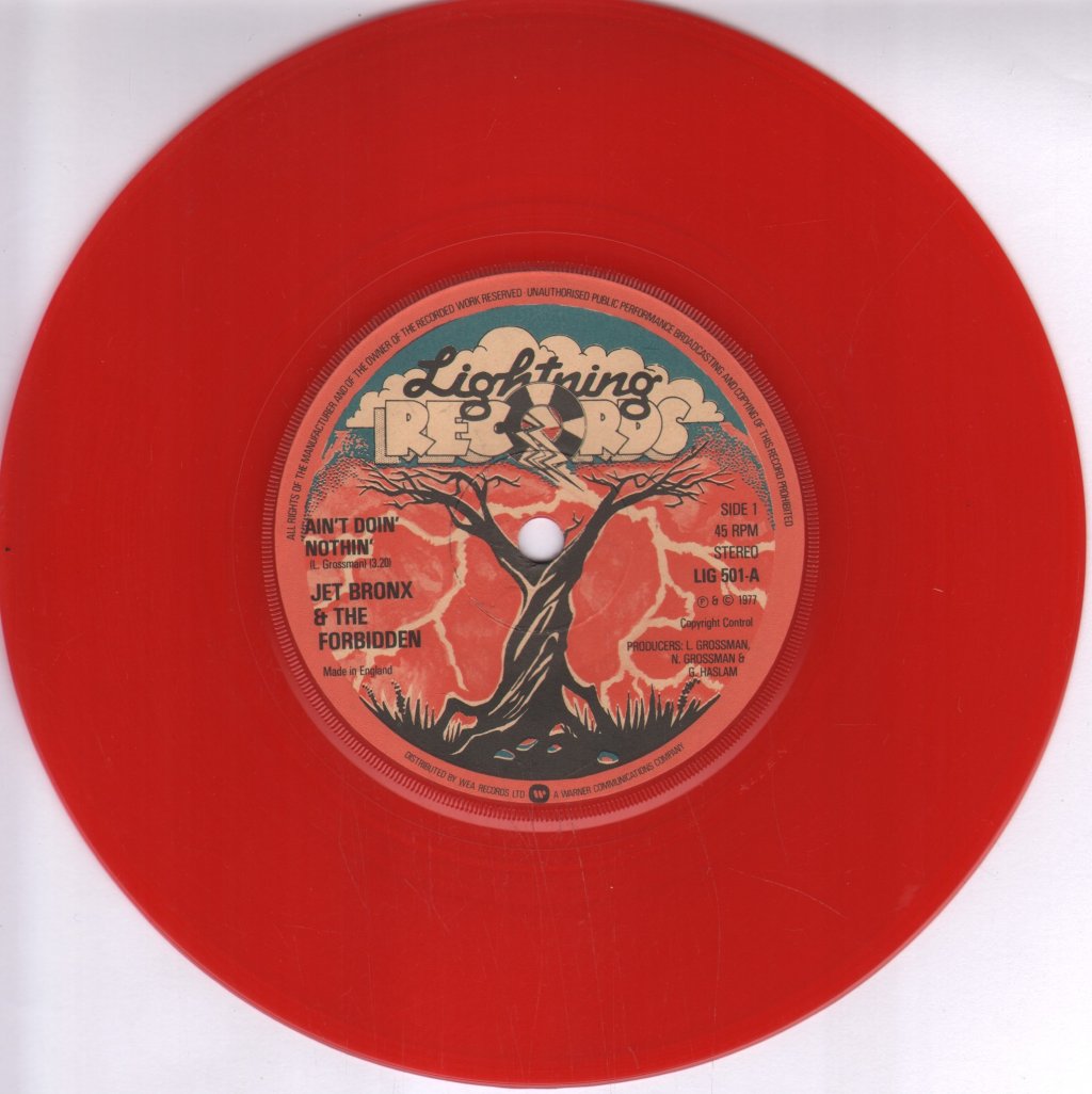 Jet Bronx And The Forbidden - Ain't Doin' Nothin' - 7 Inch
