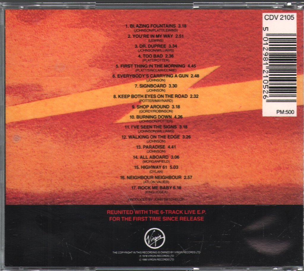 Wilko Johnson's Solid Senders - Solid Senders - Cd