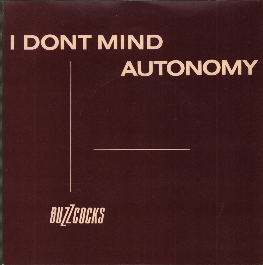 Buzzcocks - I Don't Mind - 7 Inch