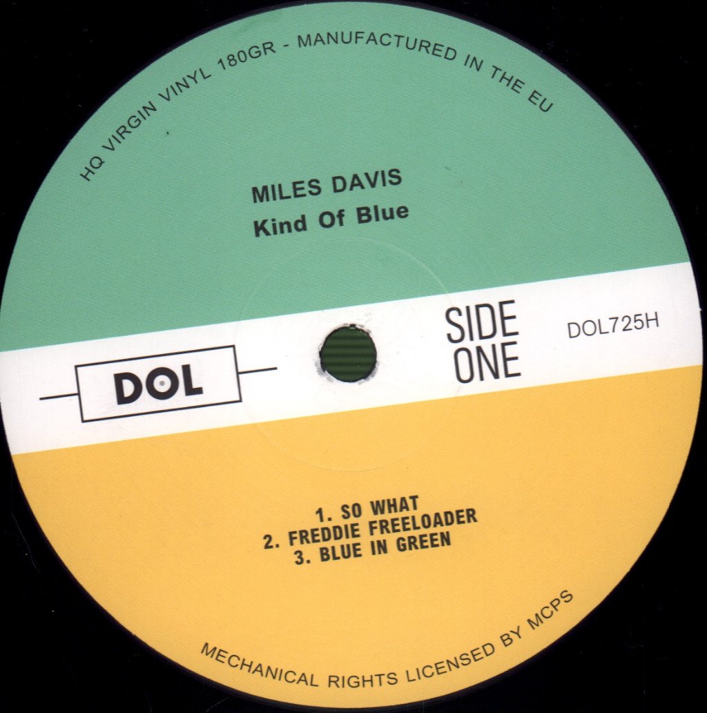 Miles Davis - Kind Of Blue - Lp