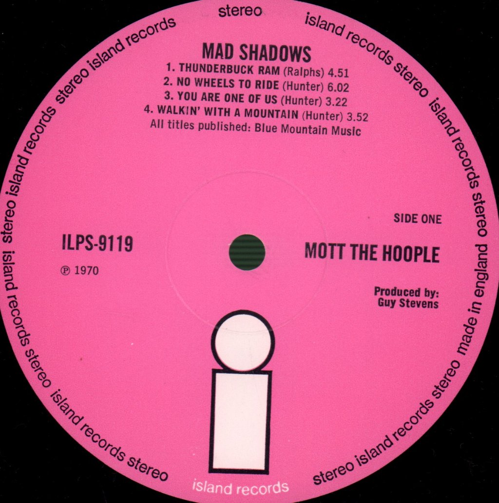 Mott The Hoople - Mad Shadows - Lp