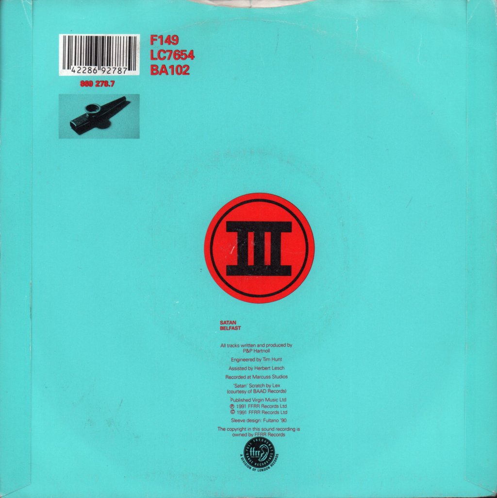 Orbital - Satan - 7 Inch