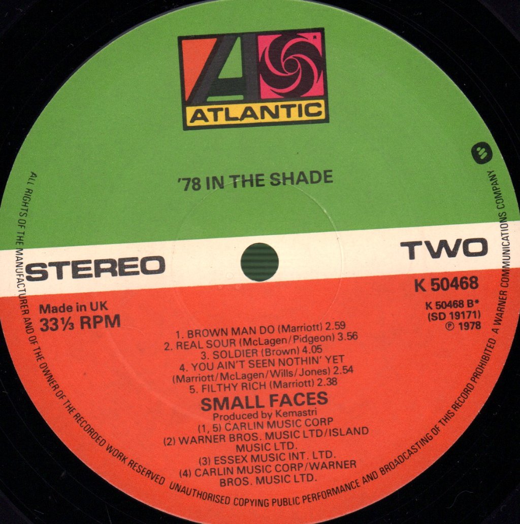 Small Faces - 78 In The Shade - Lp