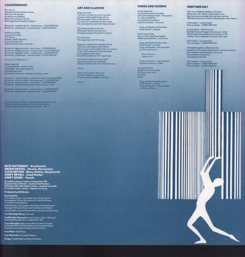 Twelfth Night (80'S Prog) - Art And Illusion - Lp