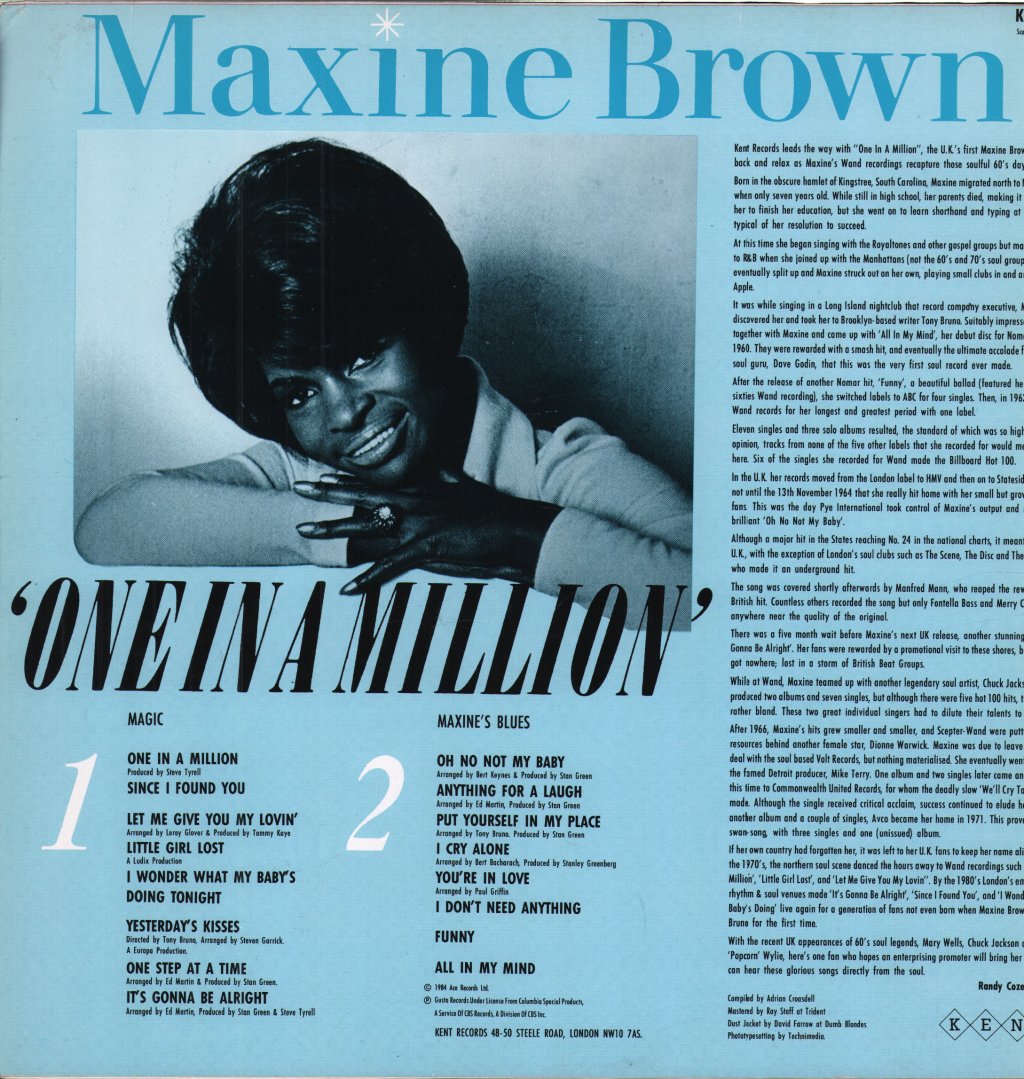 Maxine Brown - One In A Million - Lp