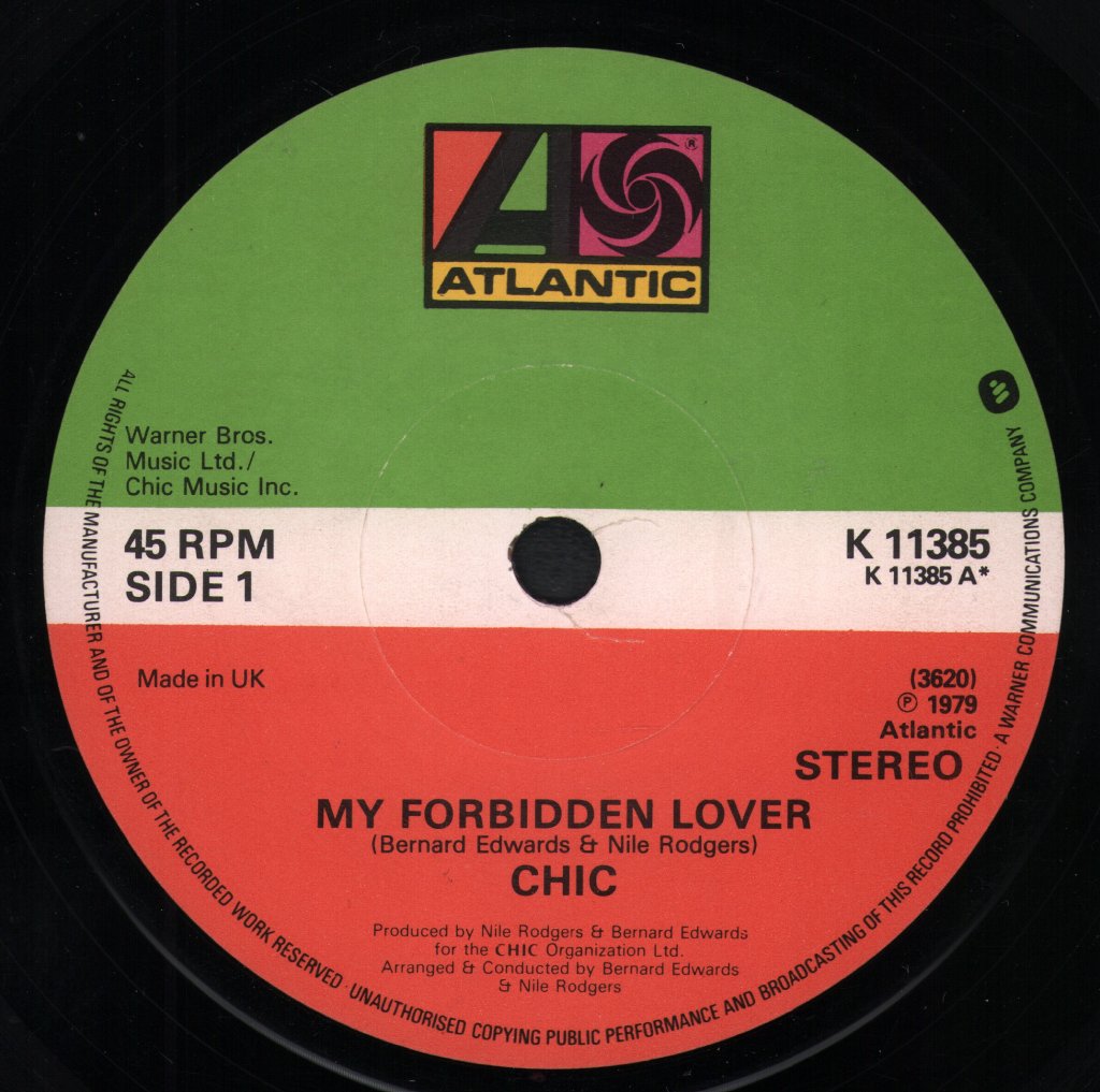 Chic - My Forbidden Lover - 7 Inch