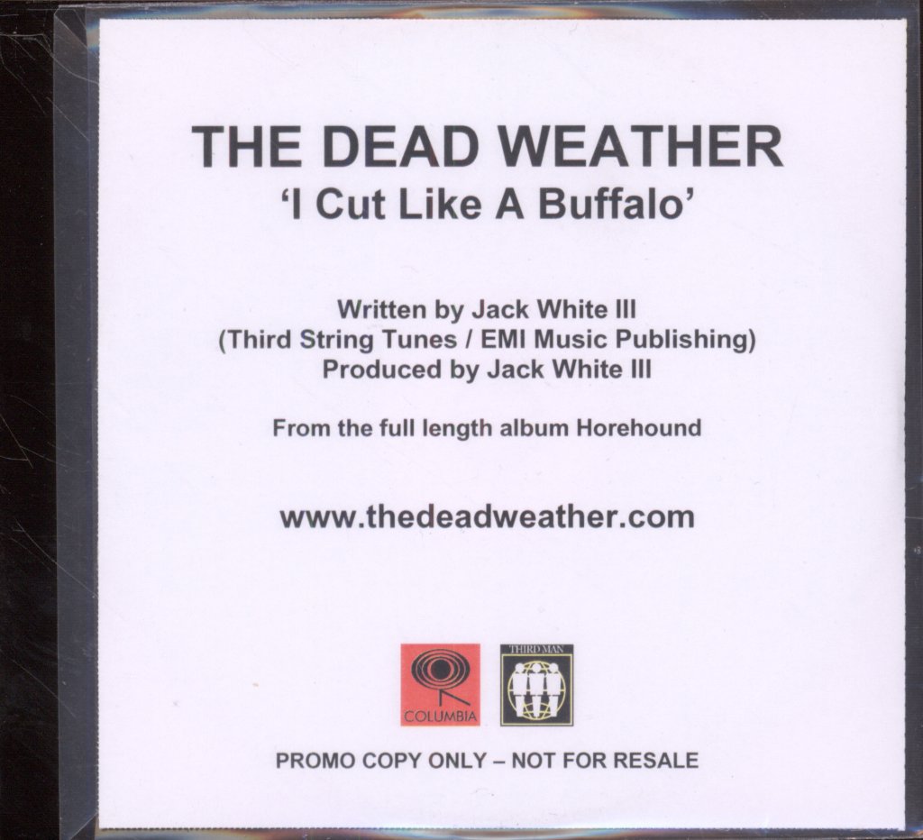 Dead Weather - I Cut Like A Buffalo - Cdr
