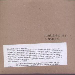 Matthew Jay - 4 Songs - Cd
