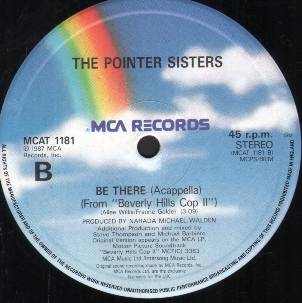 Pointer Sisters - Be There - 12 Inch