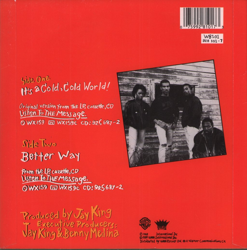 Club Nouveau - It's A Cold, Cold World ! - 7 Inch