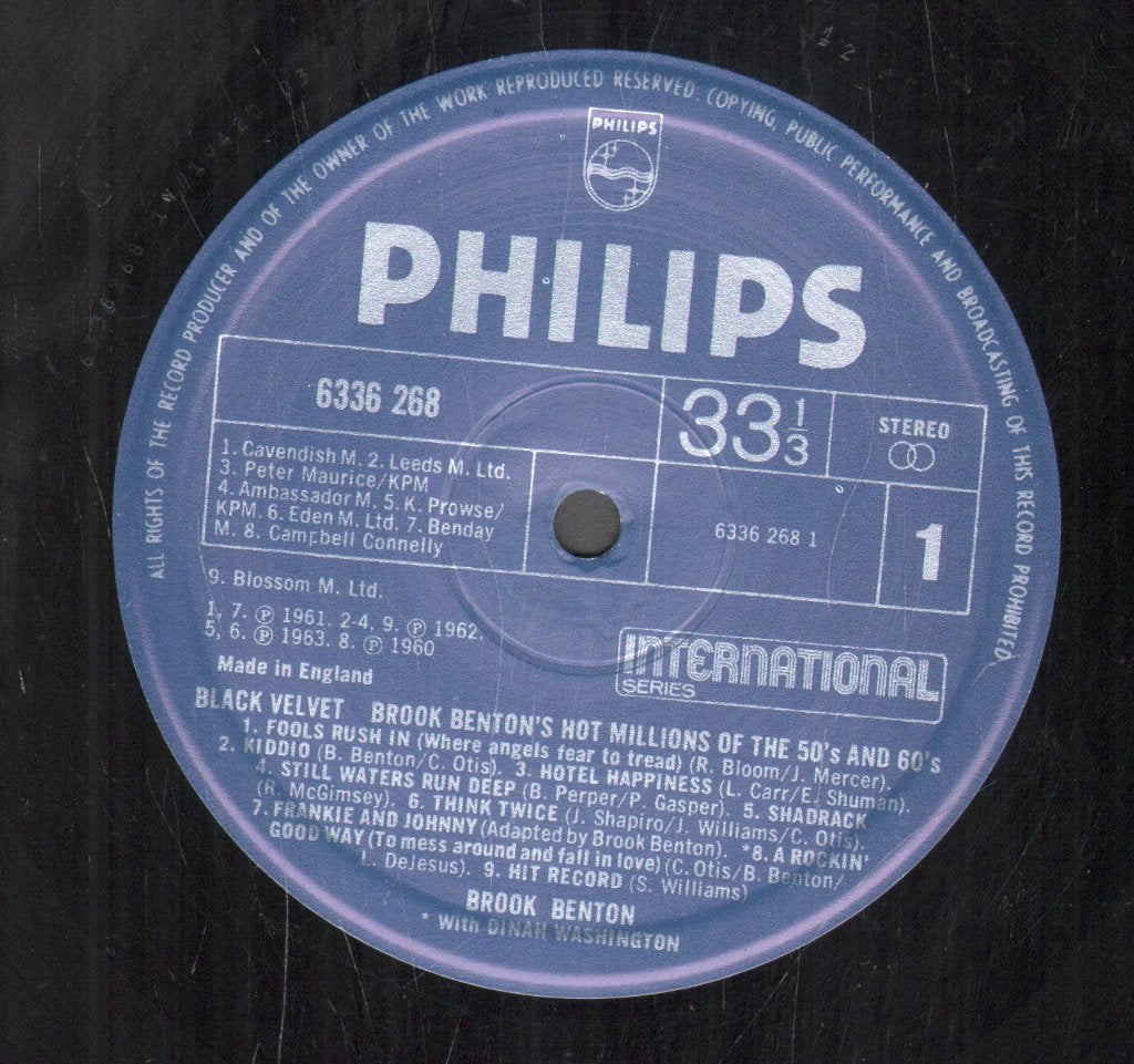 Brook Benton - Hot Millions Of The 50'S And 60'S - Lp
