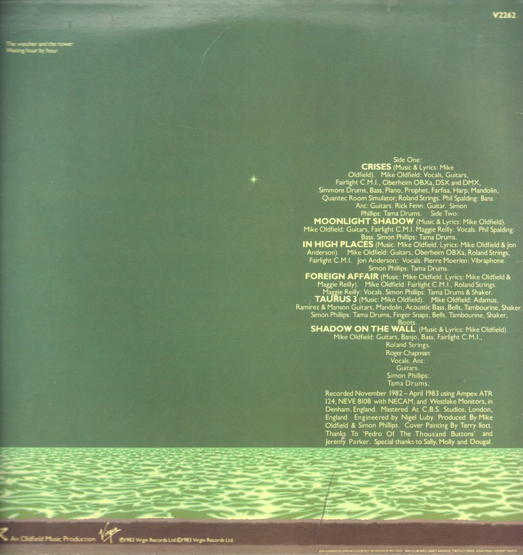 Mike Oldfield - Crises - Lp