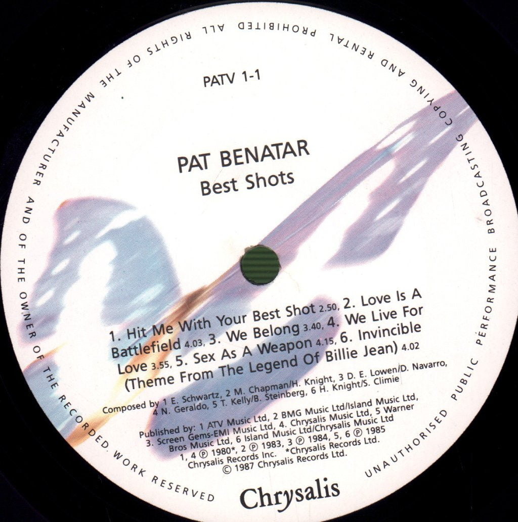 Pat Benatar - Best Shots - Lp