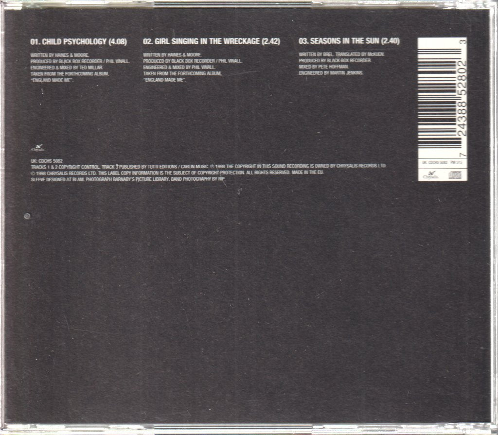 Black Box Recorder - Child Psychology - Cd