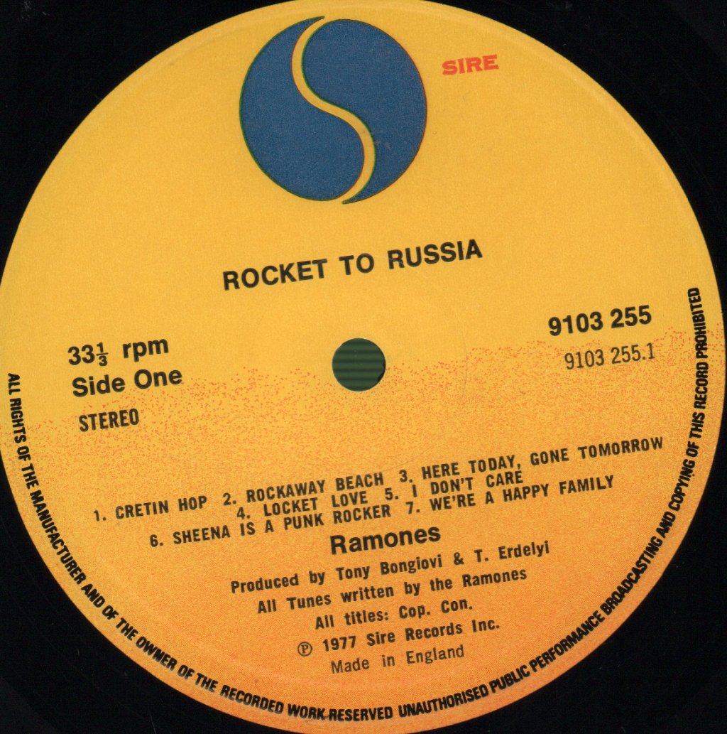 Ramones - Rocket To Russia - Lp