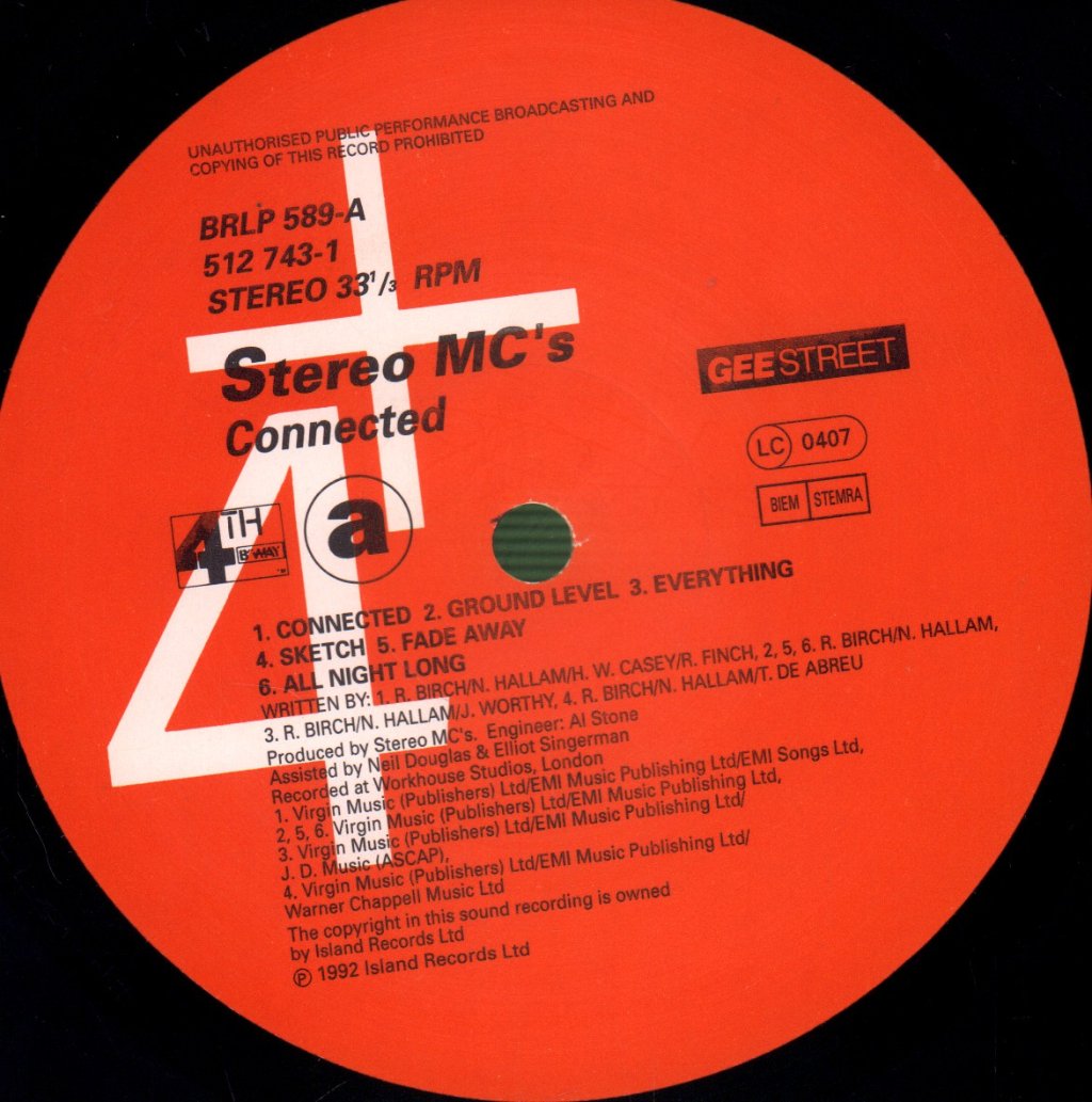 Stereo Mc's - Connected - Lp