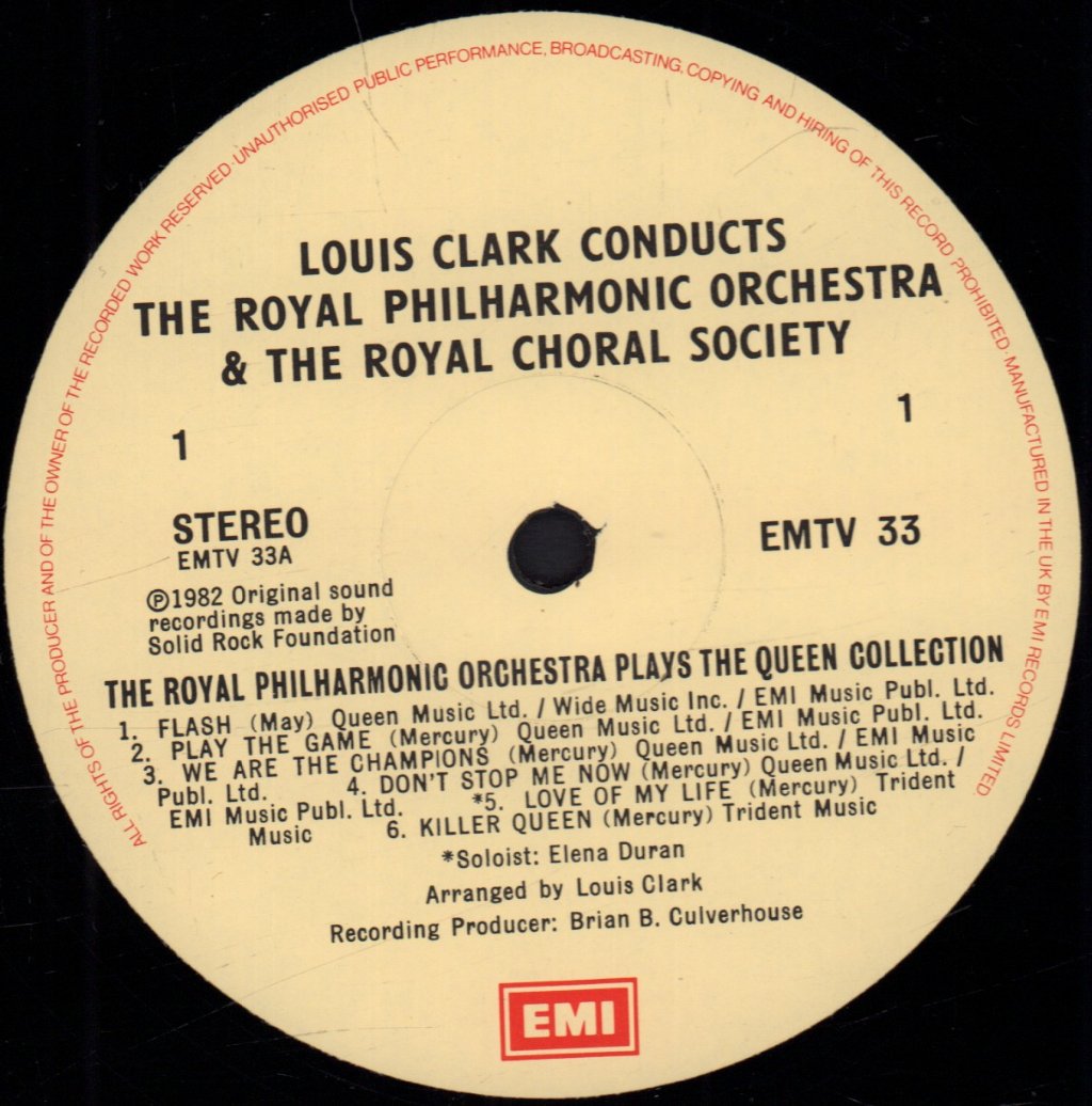 Royal Philharmonic Orchestra - Queen Collection - Lp