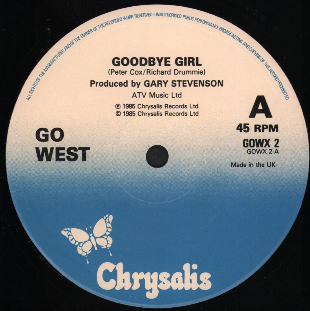 Go West - Goodbye Girl - 12 Inch
