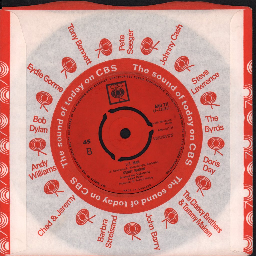 Kenny Rankin - Where Did My Little Girl Go - 7 Inch