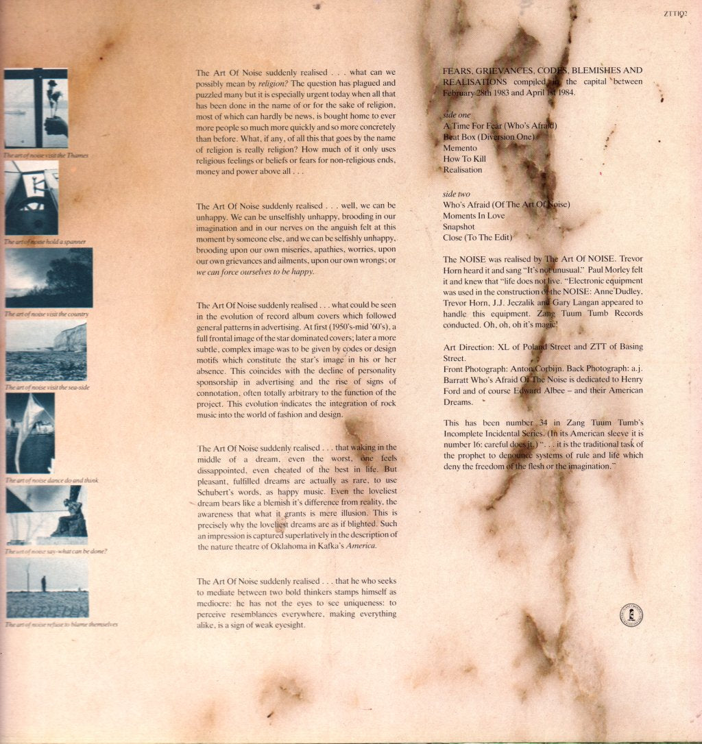 Art Of Noise - Who's Afraid Of - Lp