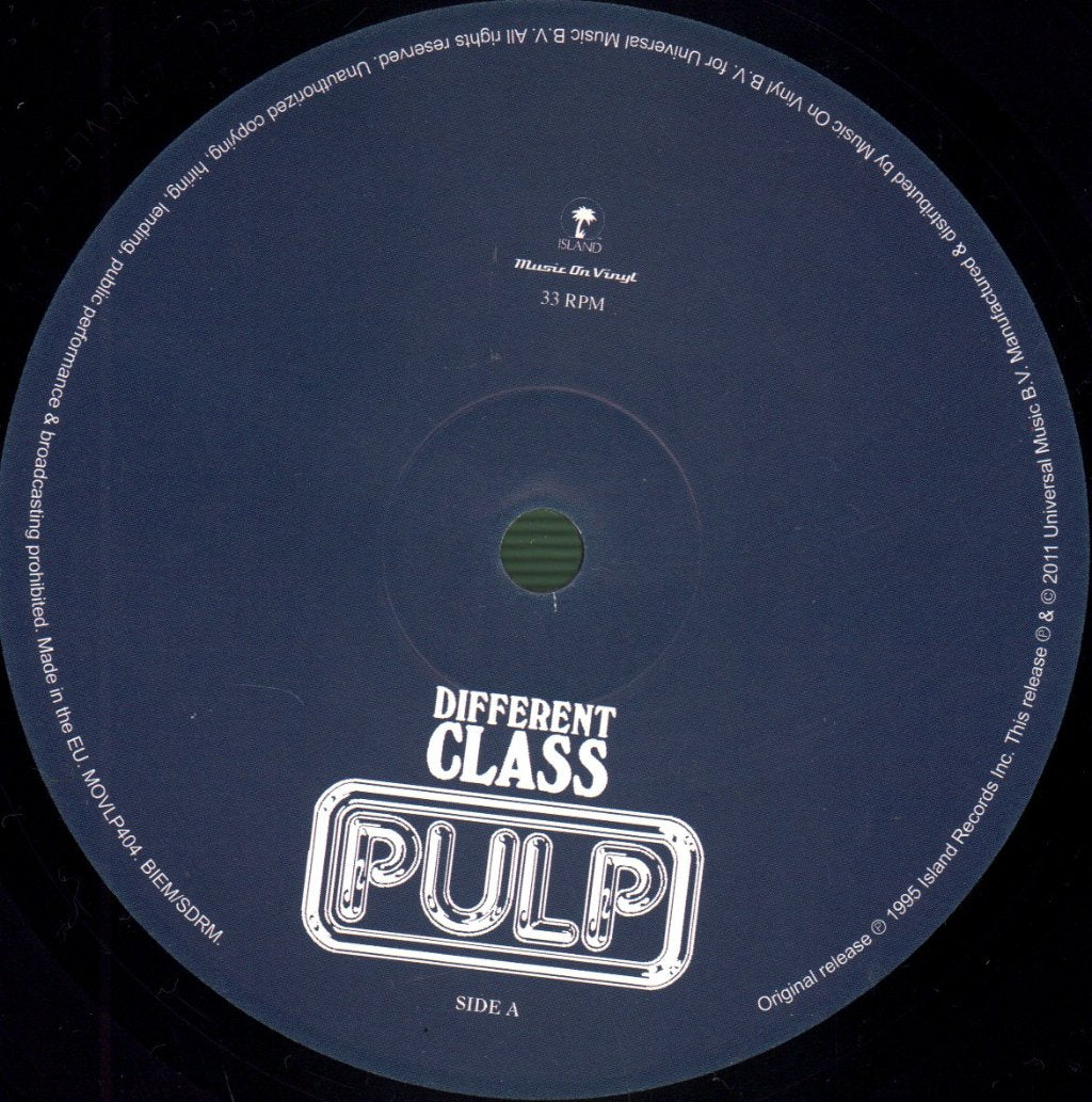 Pulp - Different Class - Lp