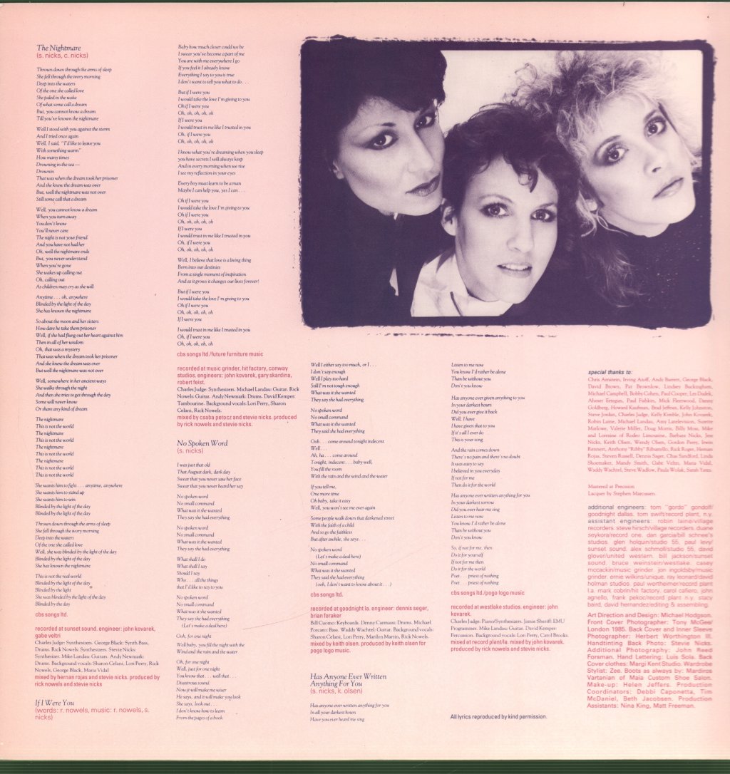 Stevie Nicks - Rock A Little - Lp