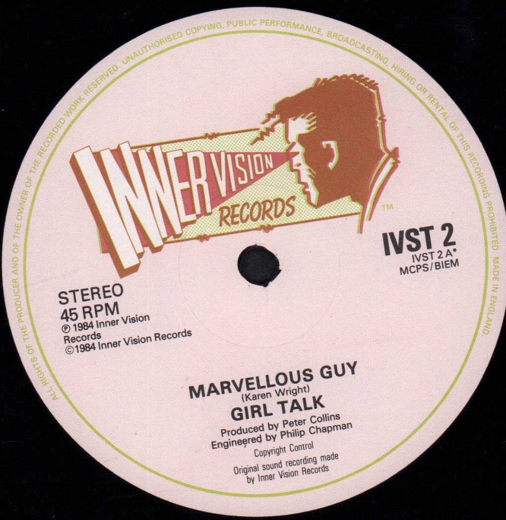 Girl Talk - Marvellous Guy - 12 Inch