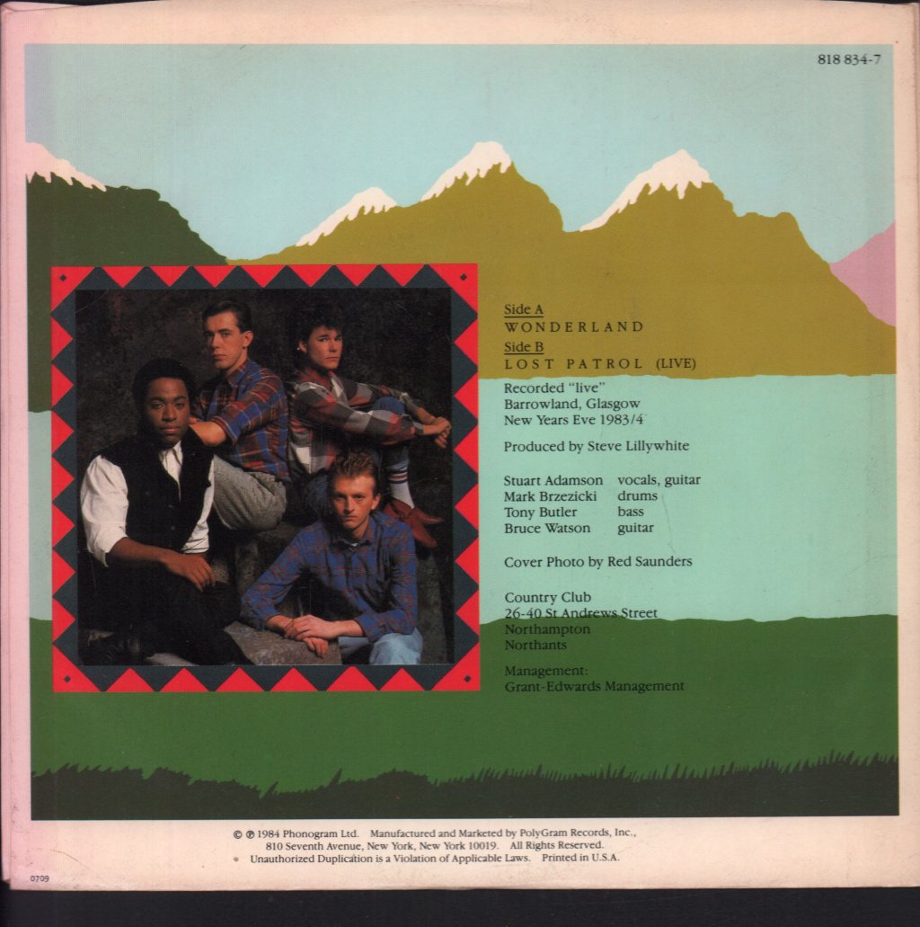 Big Country - Wonderland - 7 Inch