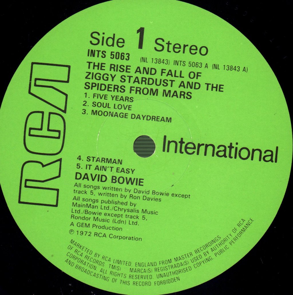 David Bowie - Ziggy Stardust - Lp