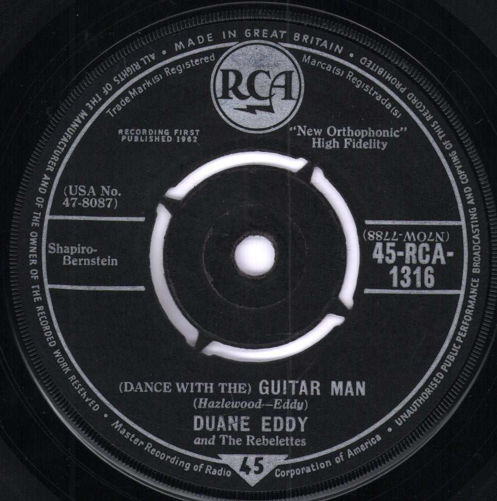 Duane Eddy - Dance With The Guitar Man - 7 Inch
