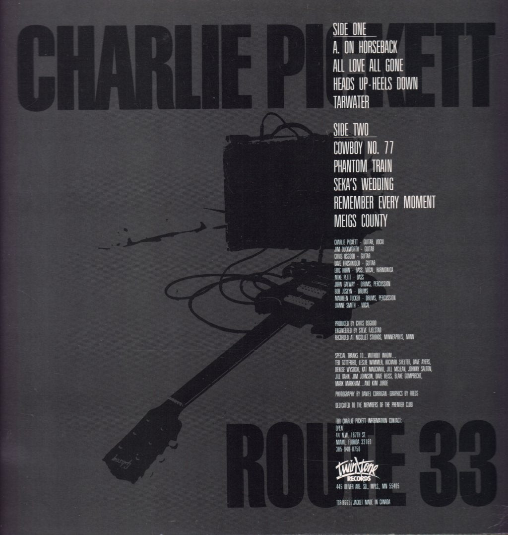 Charlie Pickett - Route 33 - Lp