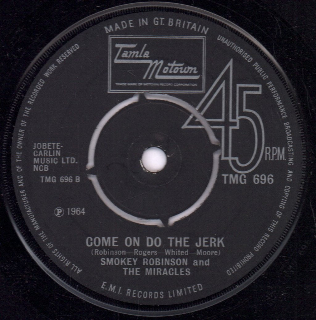 Smokey Robinson And The Miracles - Tracks Of My Tears - 7 Inch