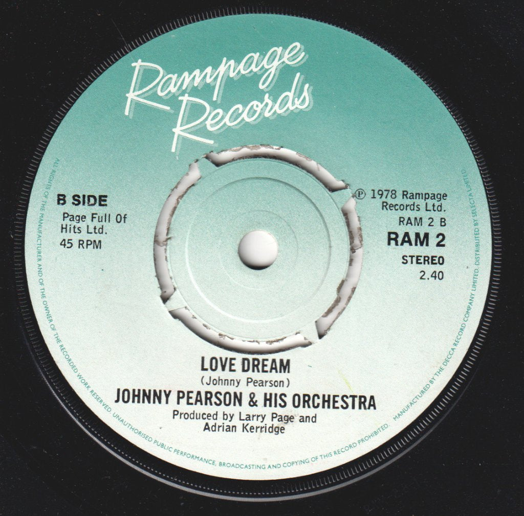 Johnny Pearson And His Orchestra - All Creatures Great And Small - 7 Inch