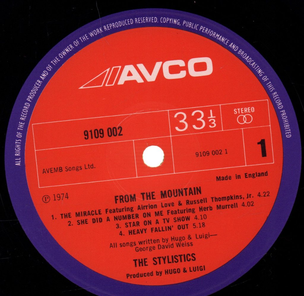 Stylistics - From The Mountain - Lp