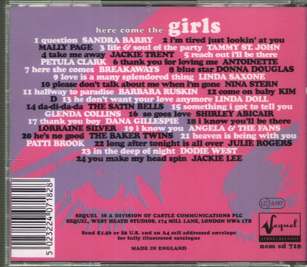 Various Artists - Here Come The Girls Six - Cd