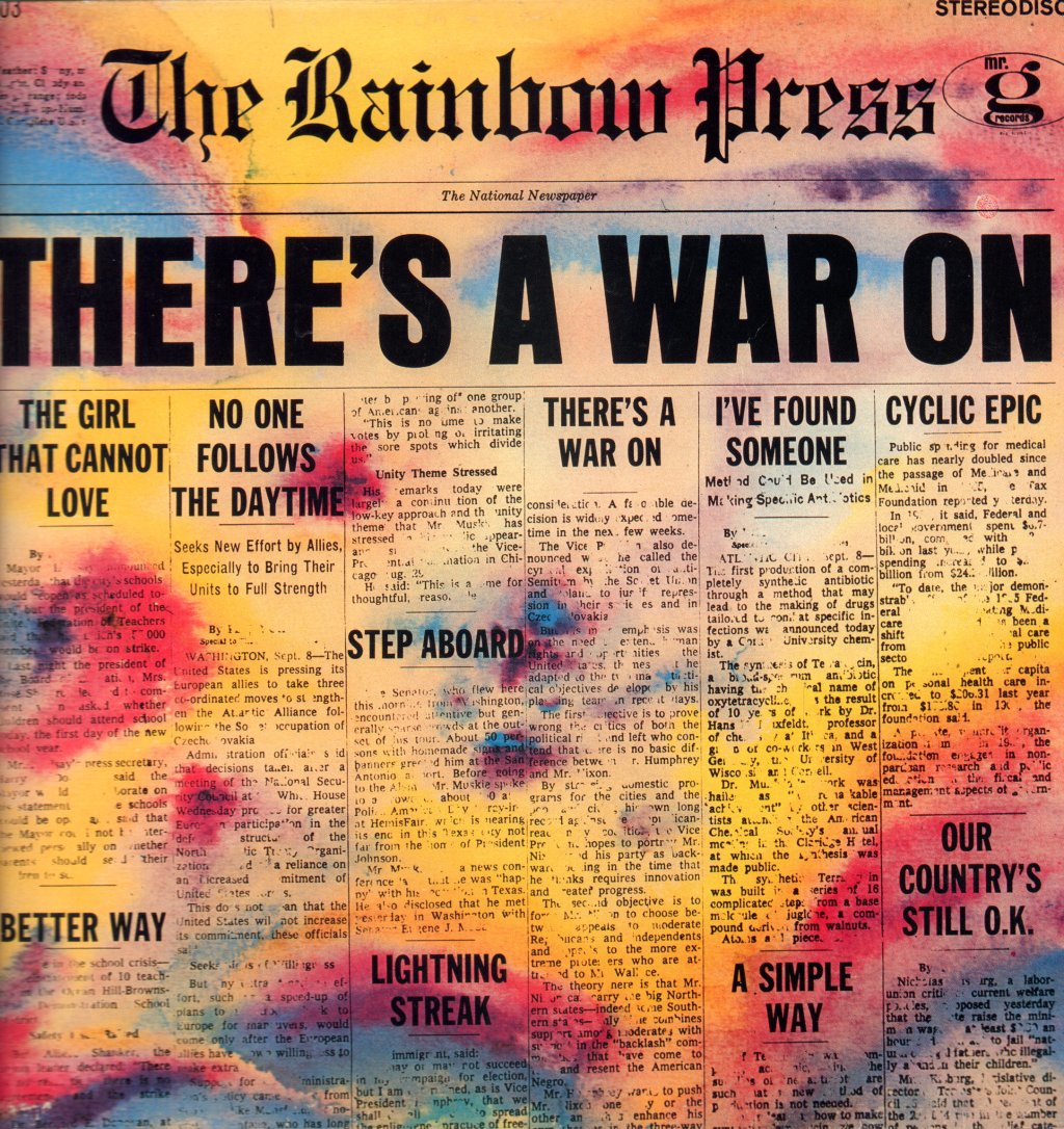 Rainbow Press - There's A War On - Lp