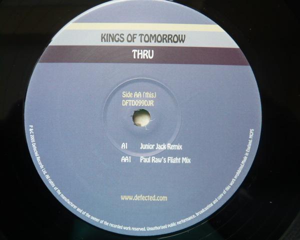 Kings Of Tomorrow Feat Haze - Thru Part Two - 12 Inch