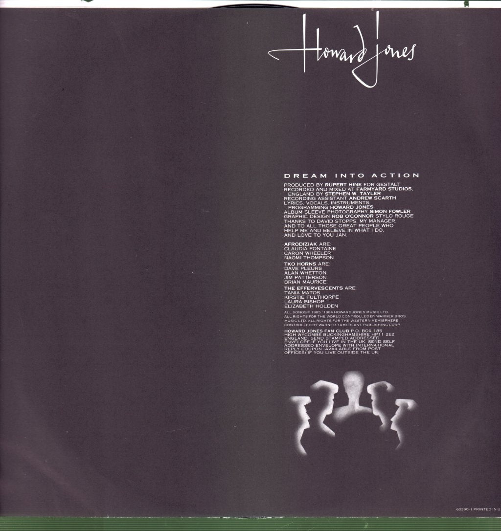 Howard Jones - Dream Into Action - Lp