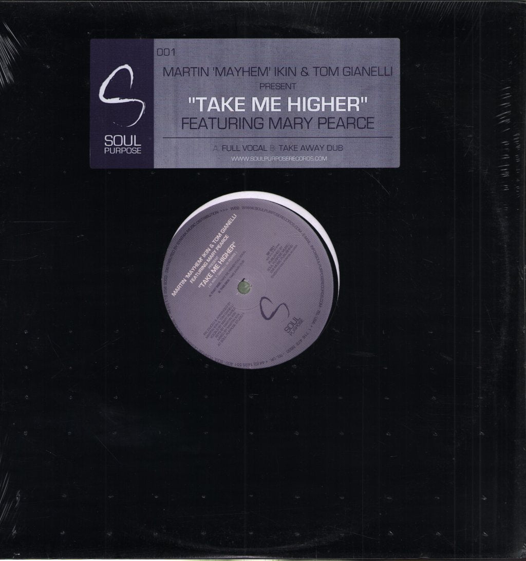 Martin Mayhem Ikin and Tom Gianelli - Take Me Higher - 12 Inch