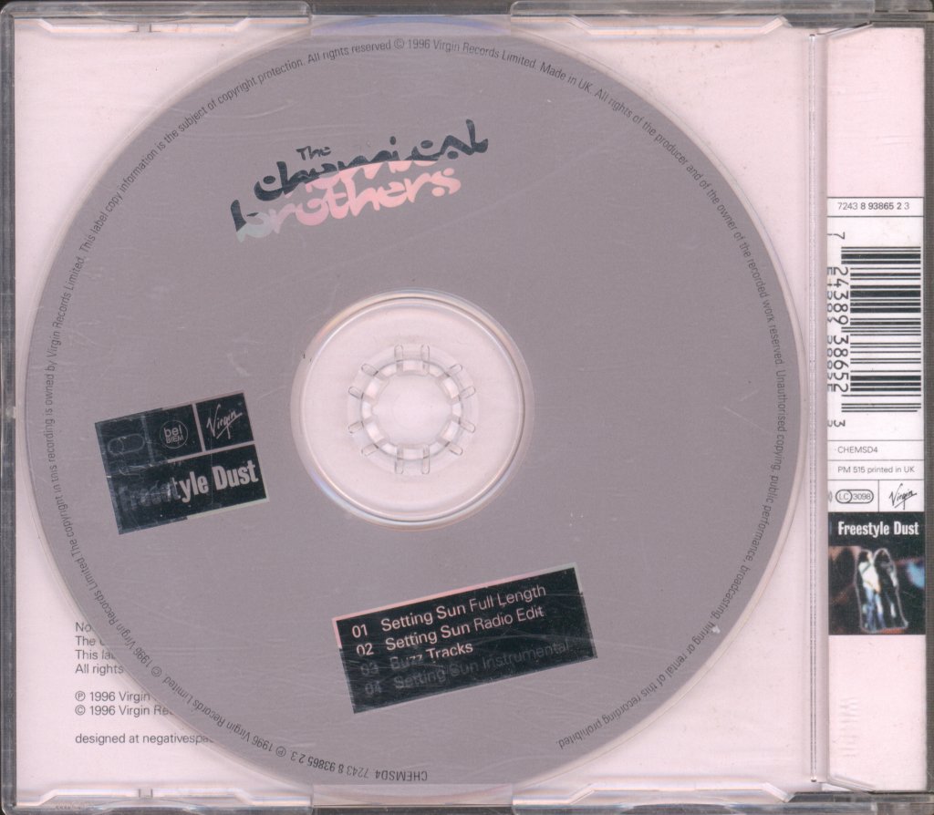Chemical Brothers - Setting Sun - Cd