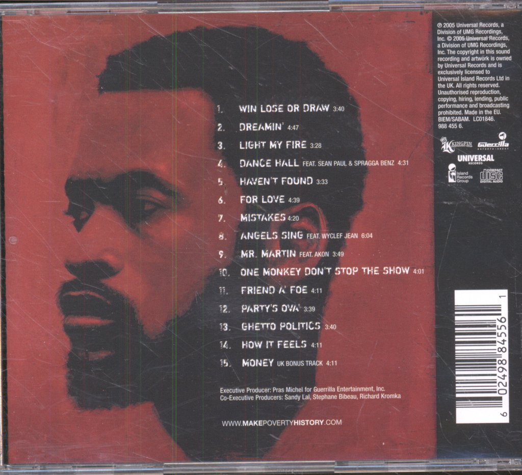 Pras Michel - Win Lose Or Draw - Cd